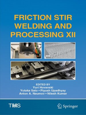 cover image of Friction Stir Welding and Processing XII
